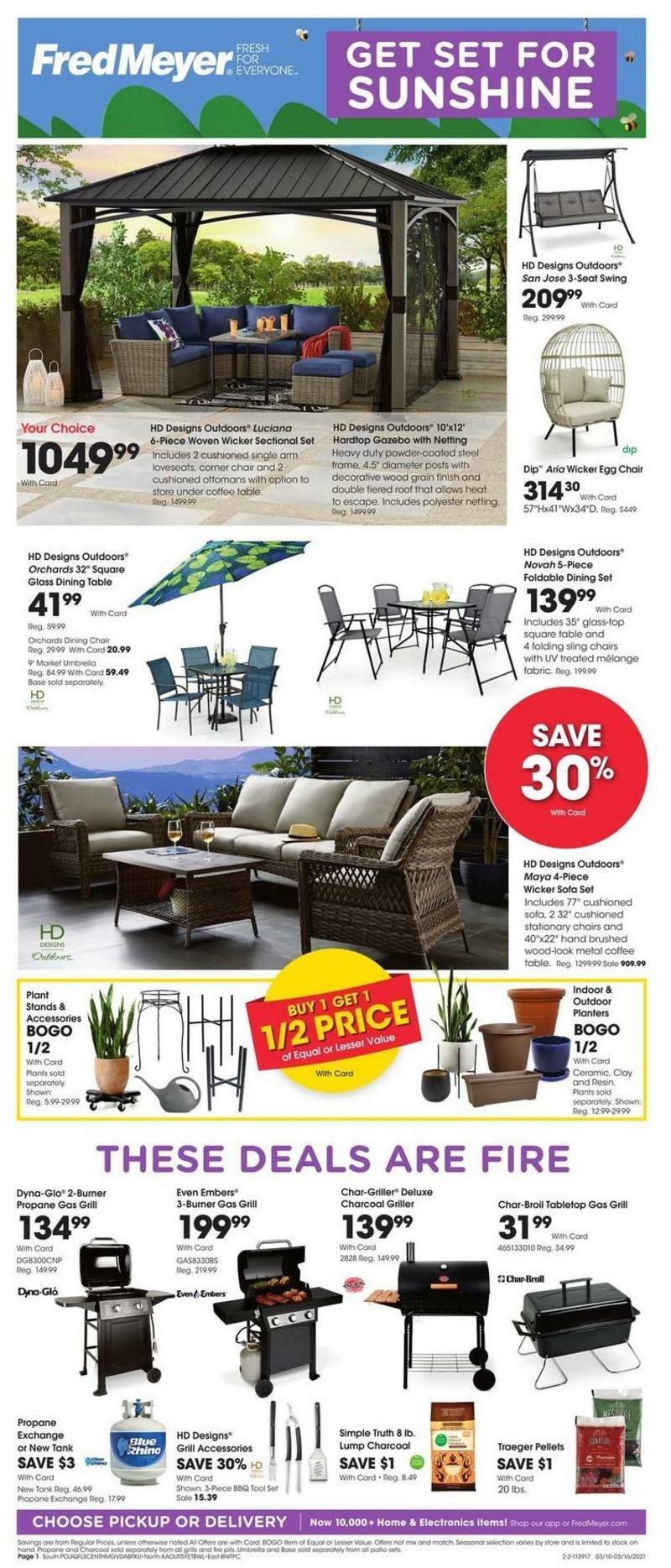 Fred Meyer Garden Weekly Ad from March 10