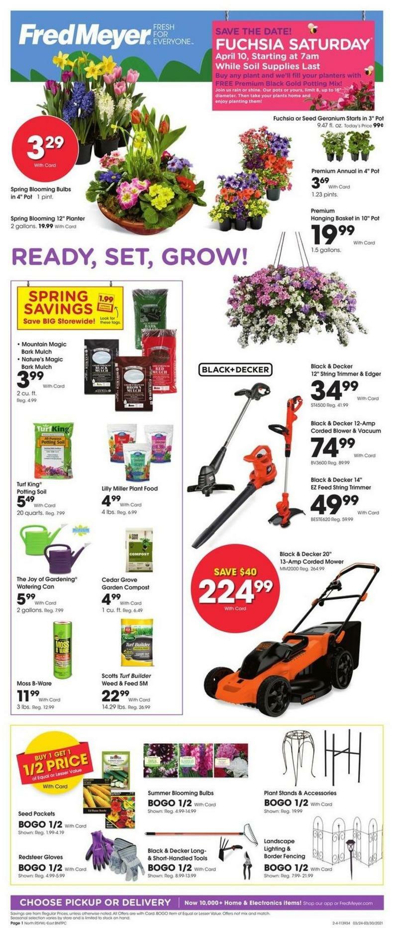 Fred Meyer Garden Weekly Ad from March 24