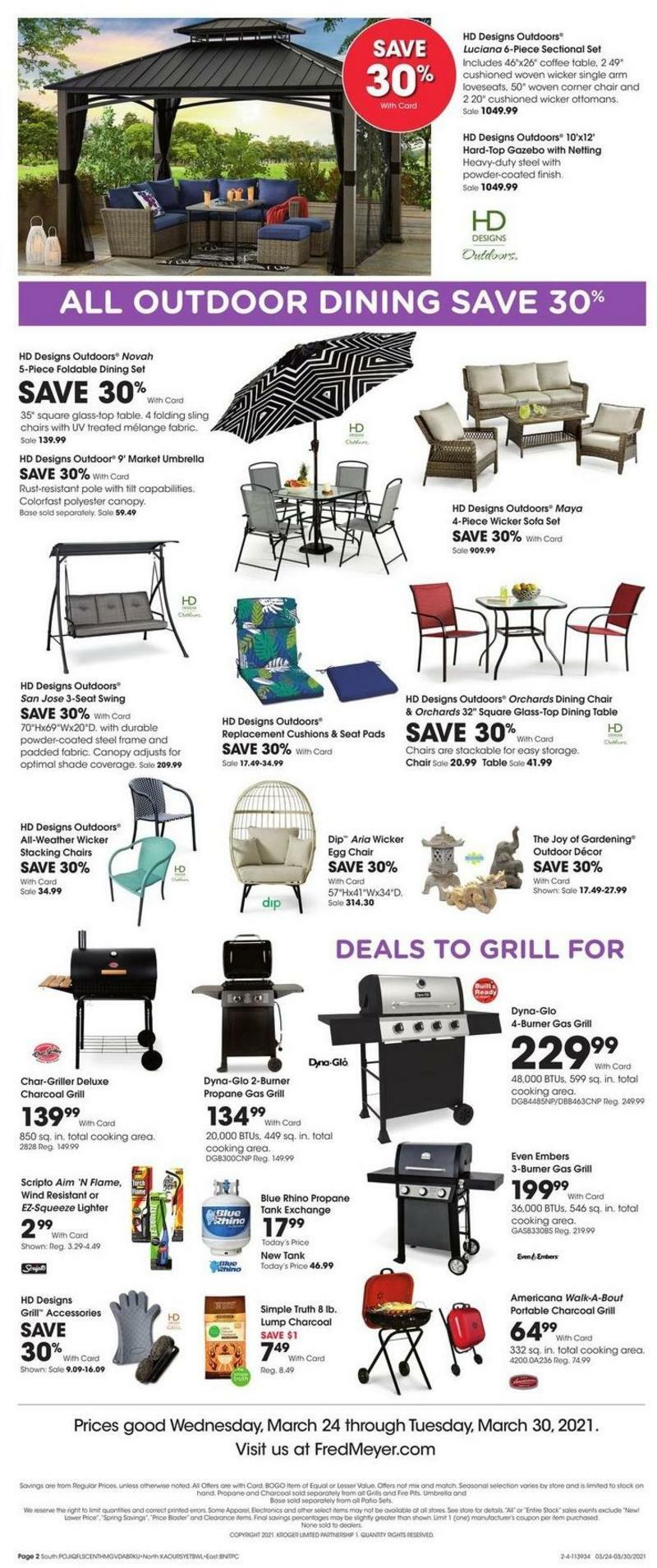 Fred Meyer Garden Weekly Ad from March 24