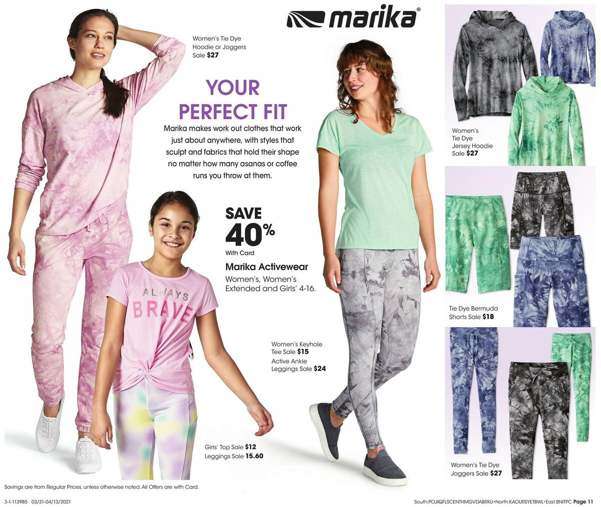 Fred Meyer Apparel Weekly Ad from March 31