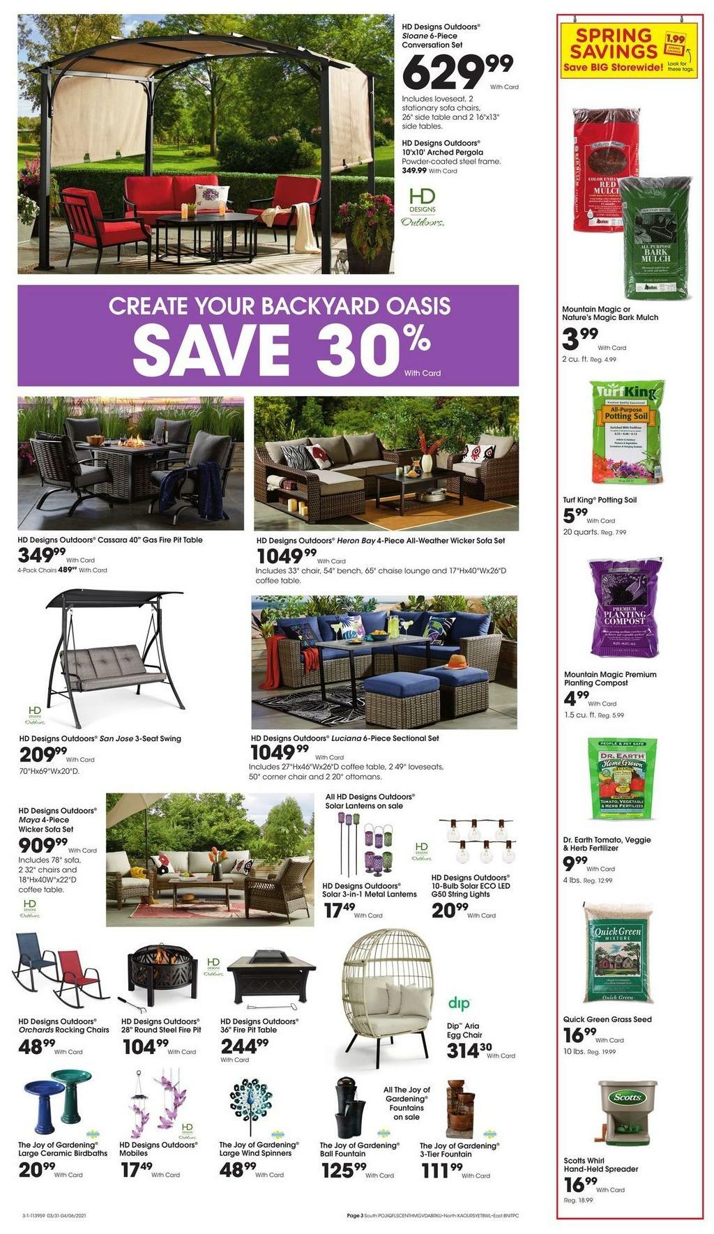 Fred Meyer Garden Weekly Ad from March 31