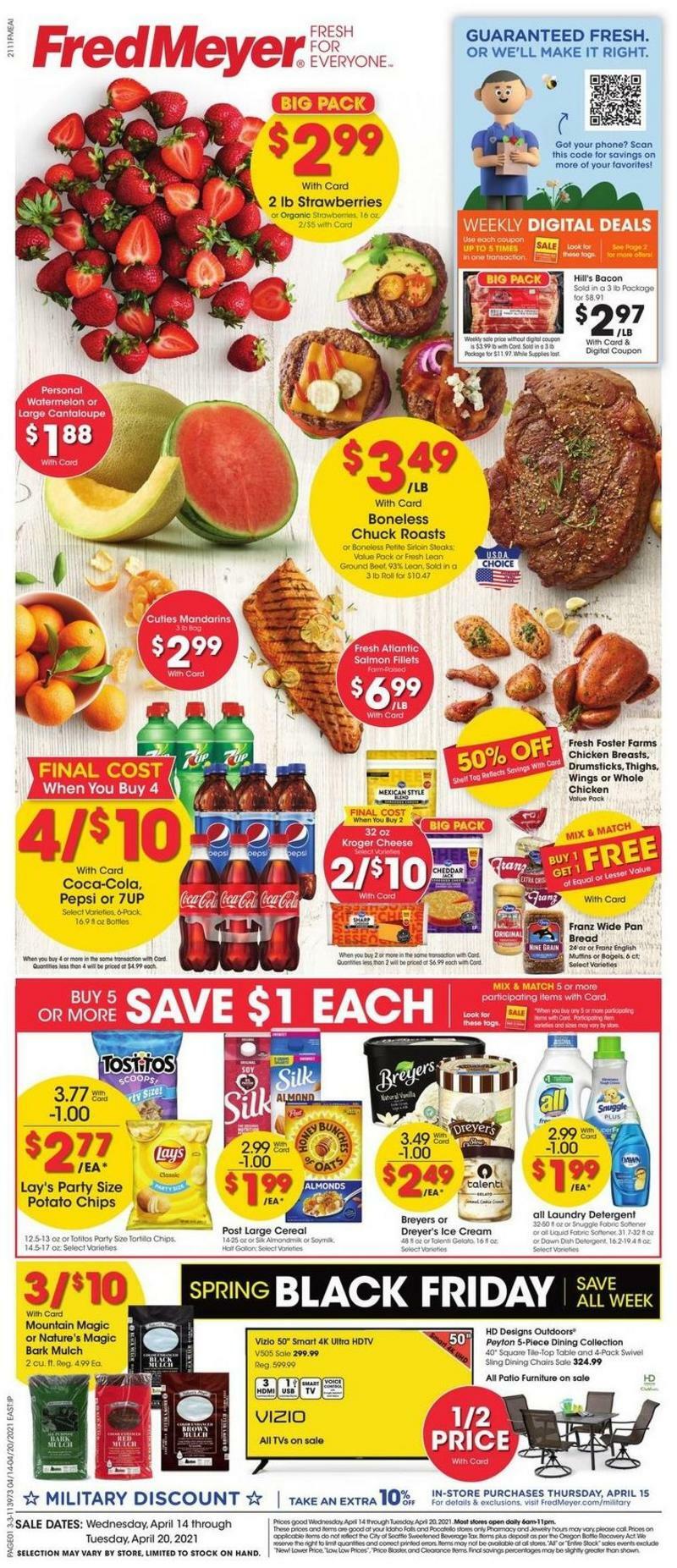 Fred Meyer Weekly Ad from April 14