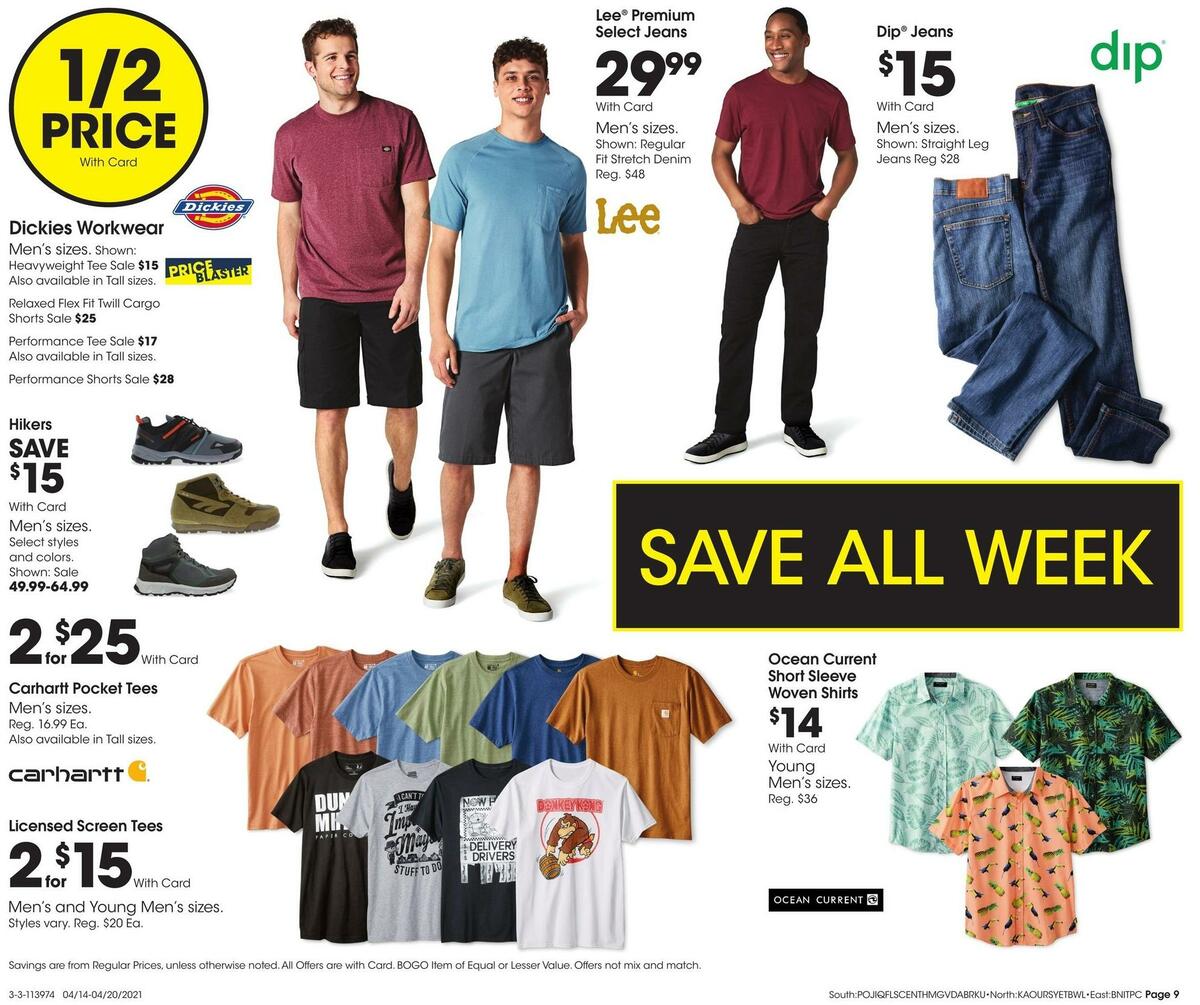 Fred Meyer General Merchandise Weekly Ad from April 14