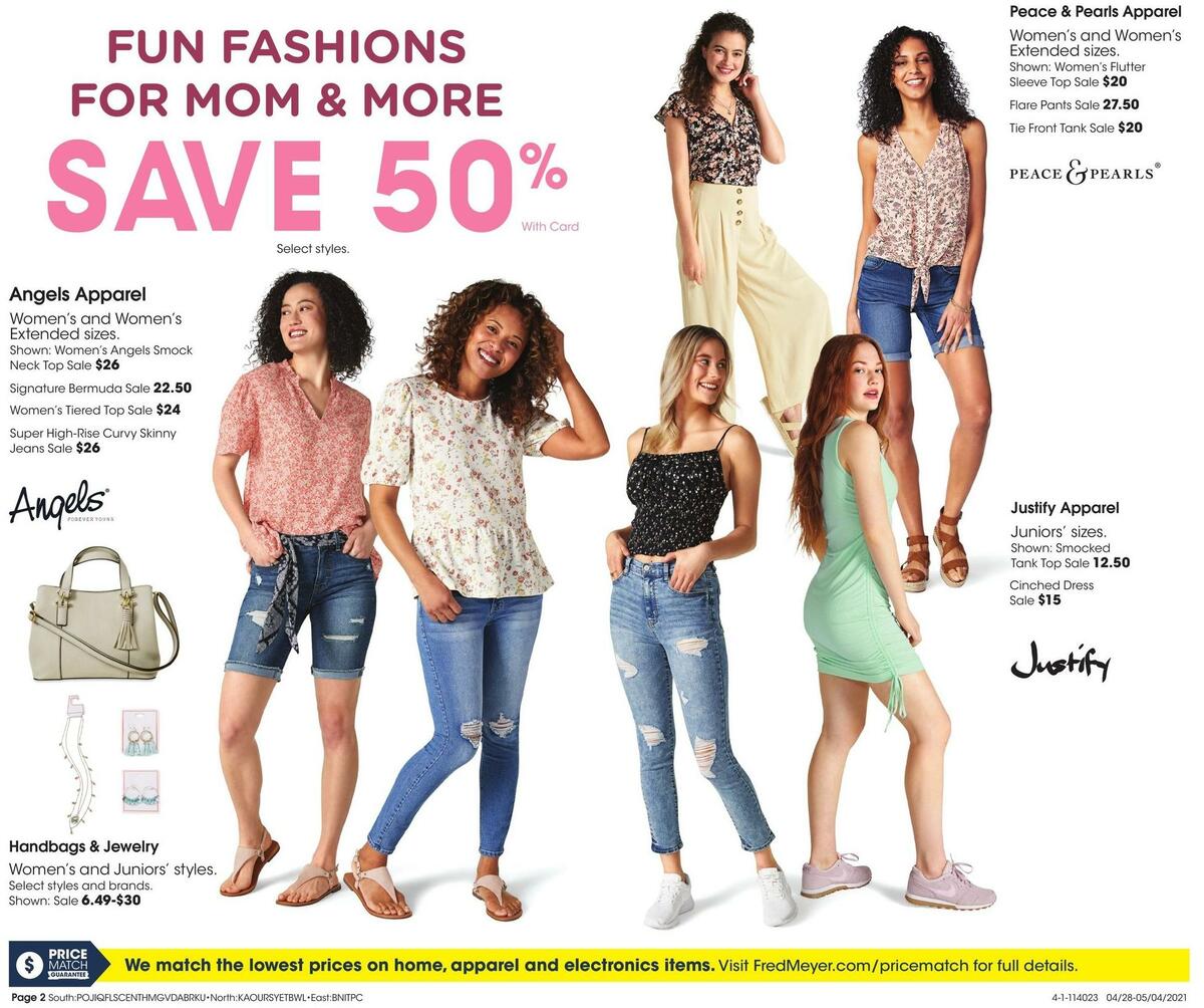 Fred Meyer General Merchandise Weekly Ad from April 28