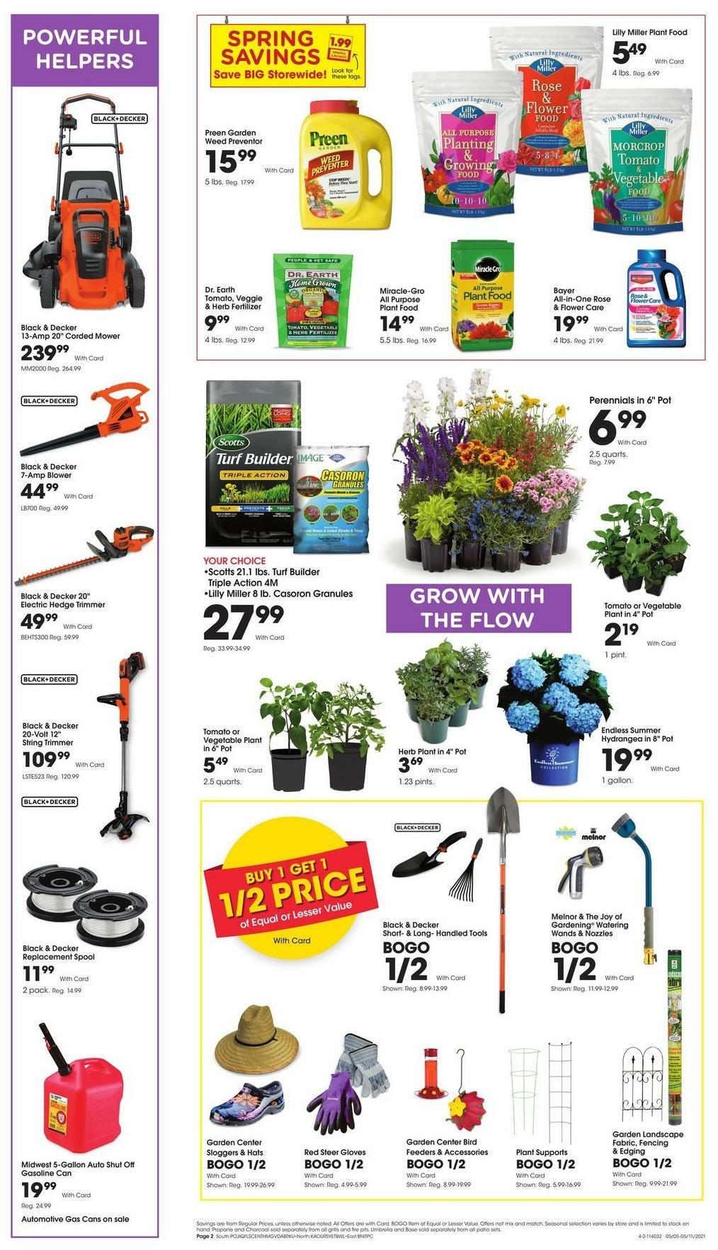 Fred Meyer Garden Weekly Ad from May 5