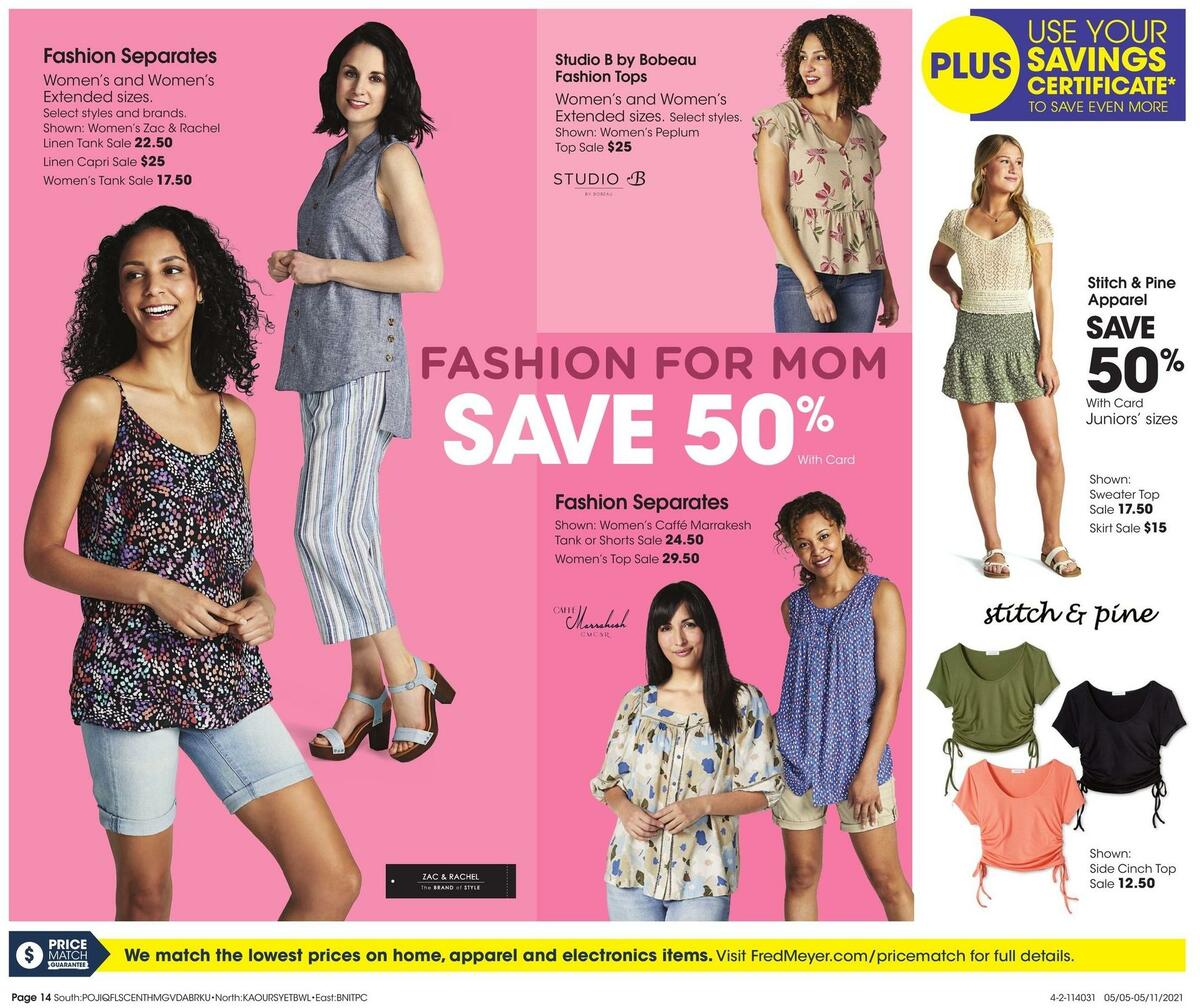 Fred Meyer General Merchandise Weekly Ad from May 5