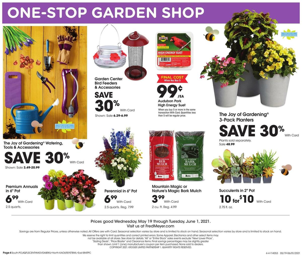 Fred Meyer Garden Weekly Ad from May 19