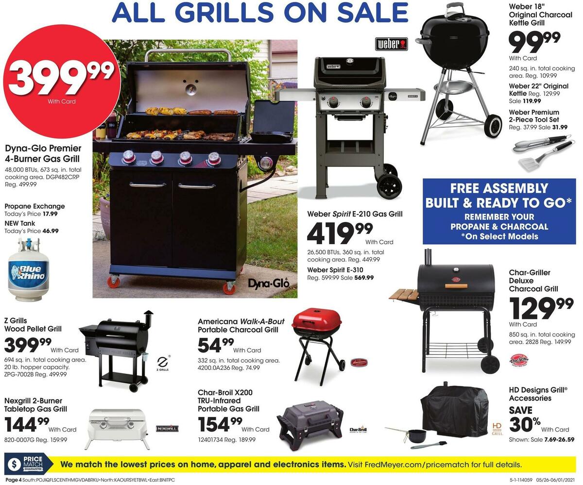 Fred Meyer General Merchandise Weekly Ad from May 26