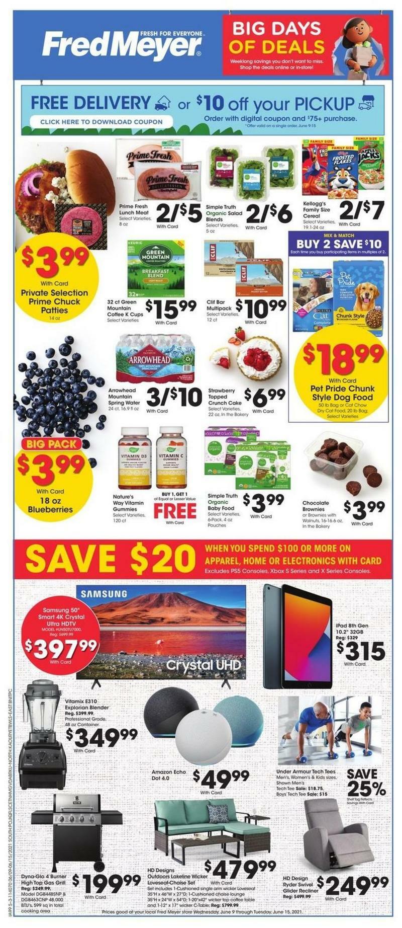 Fred Meyer Big Days of Deals Weekly Ad from June 9
