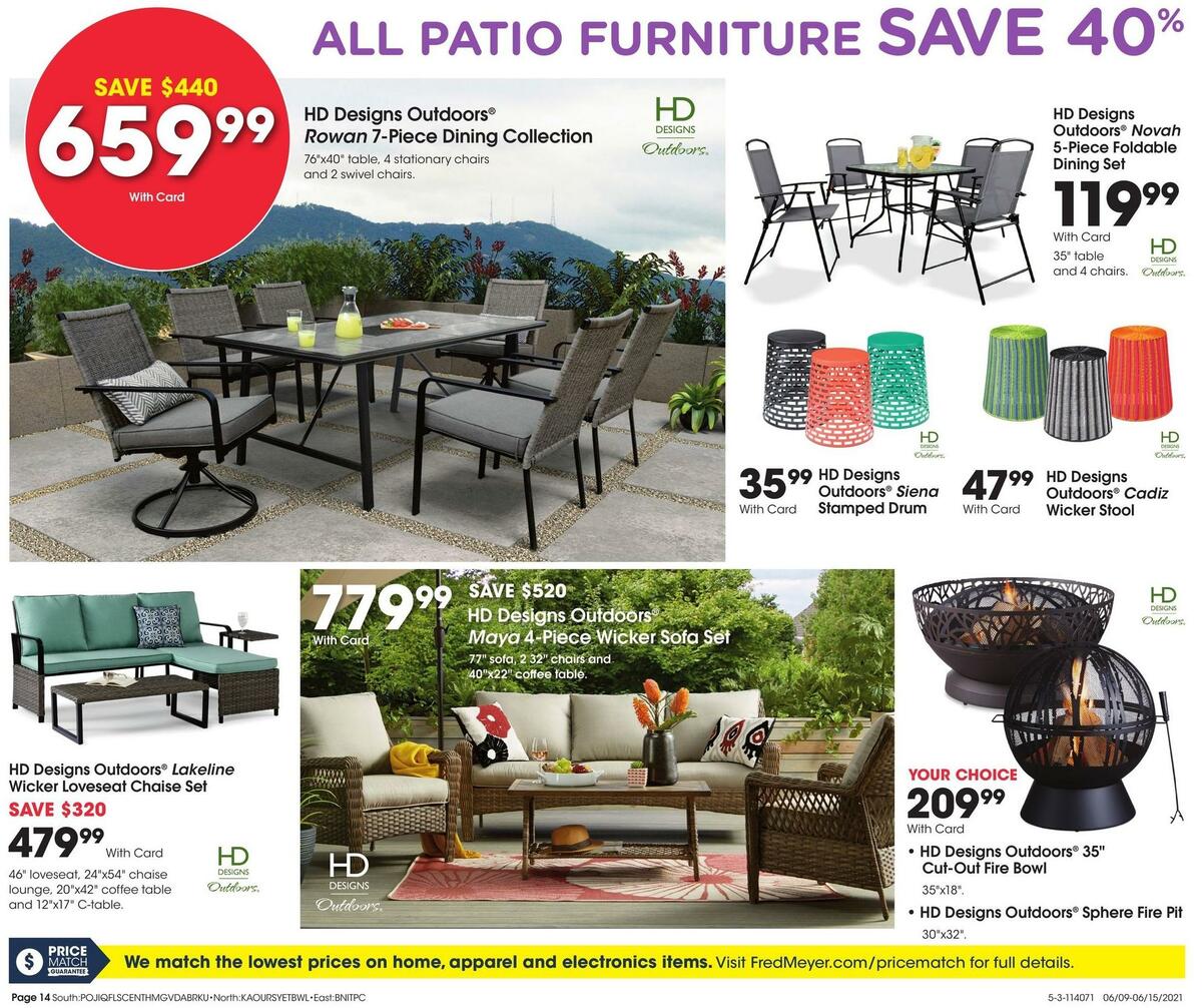 Fred Meyer General Merchandise Weekly Ad from June 9