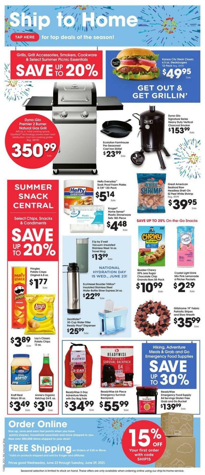 Fred Meyer Ship to Home Weekly Ad from June 23