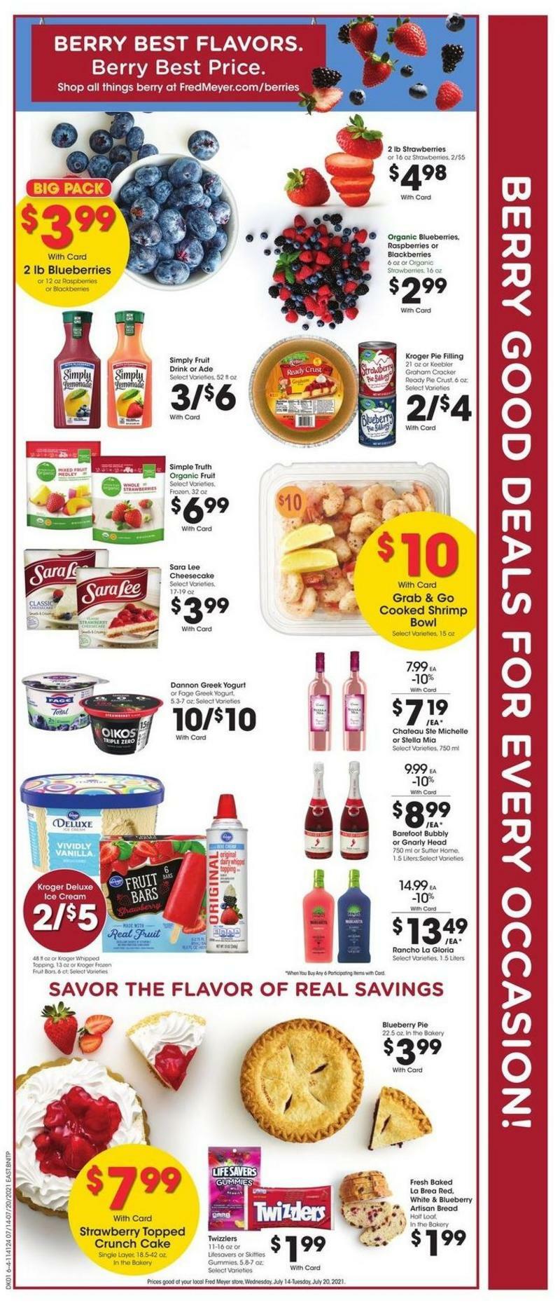 Fred Meyer Weekly Ad from July 14