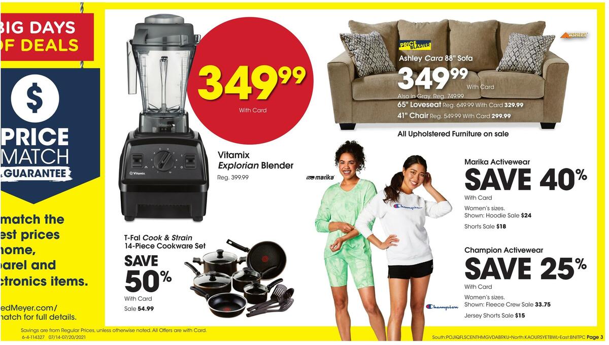 Fred Meyer Big Days of Deals Weekly Ad from July 14