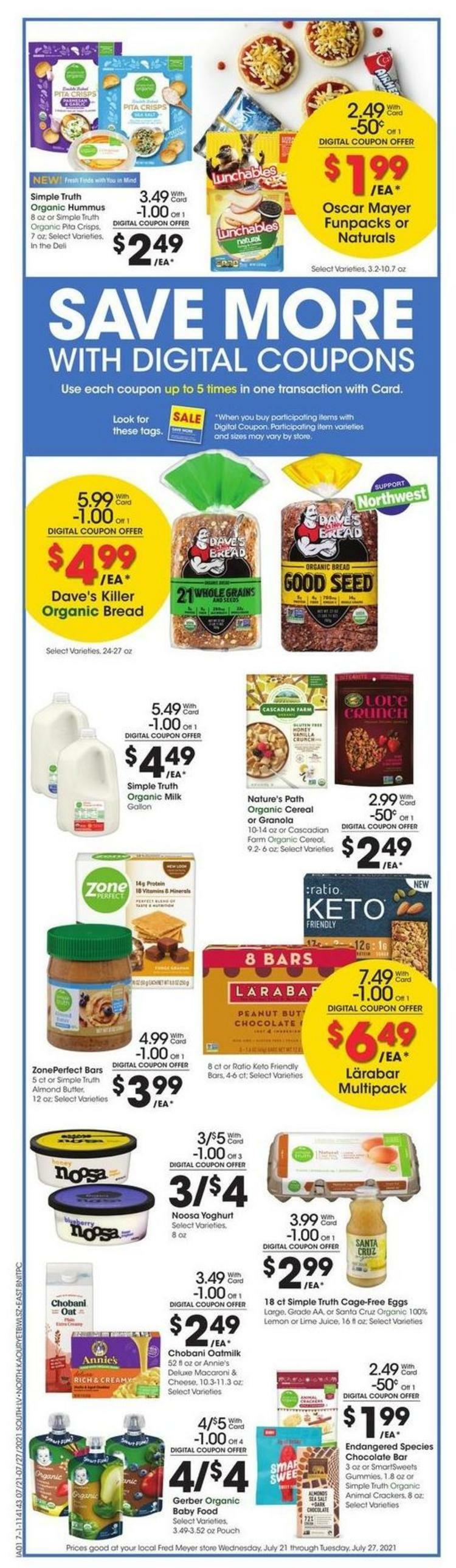 Fred Meyer Weekly Ad from July 21