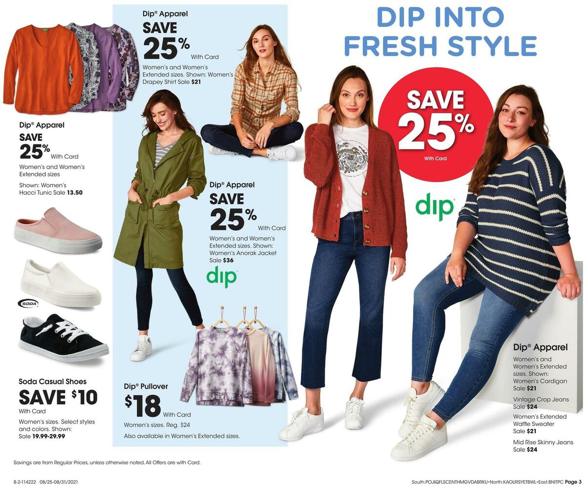 Fred Meyer General Merchandise Weekly Ad from August 25