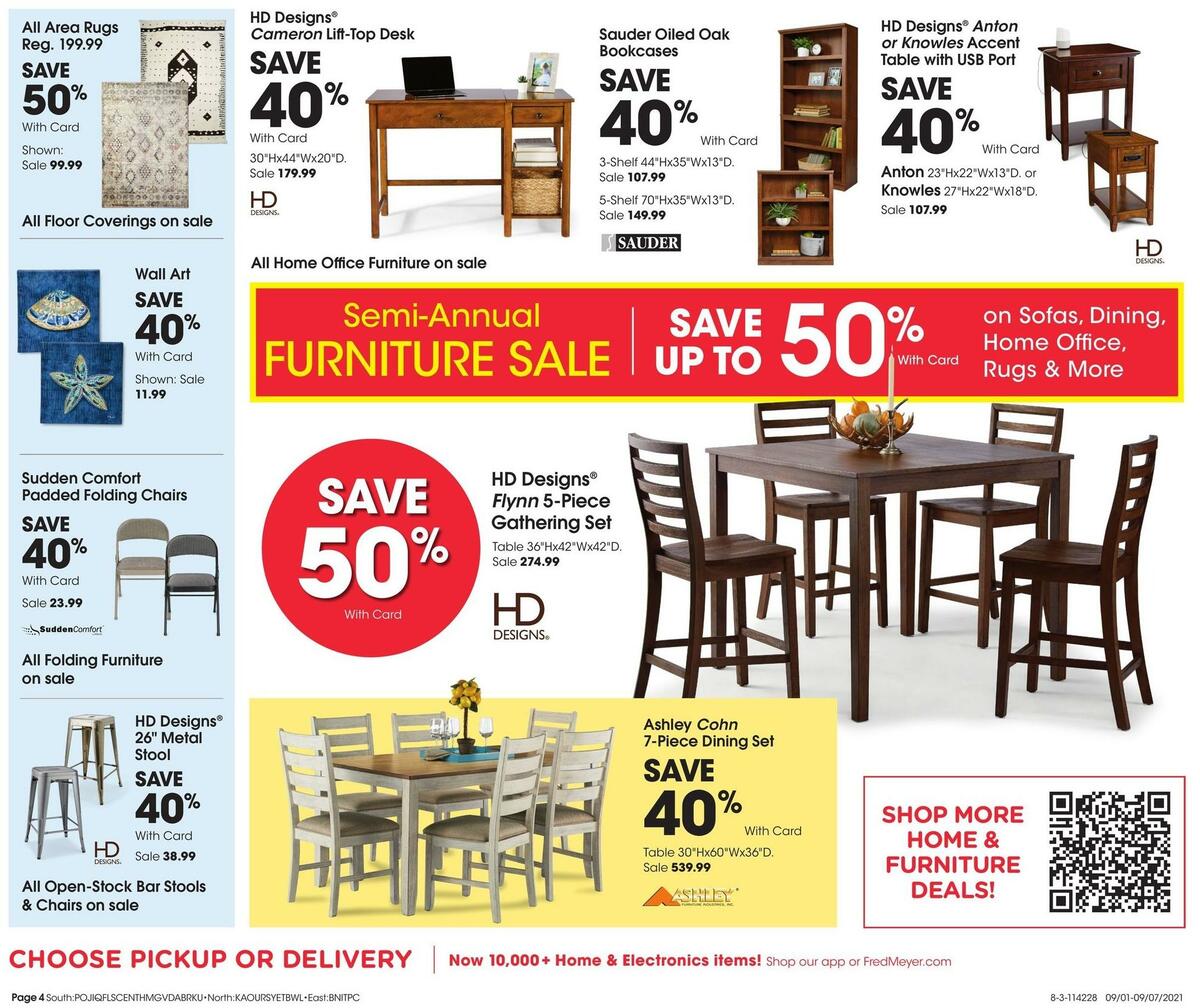 Fred Meyer General Merchandise Weekly Ad from September 1