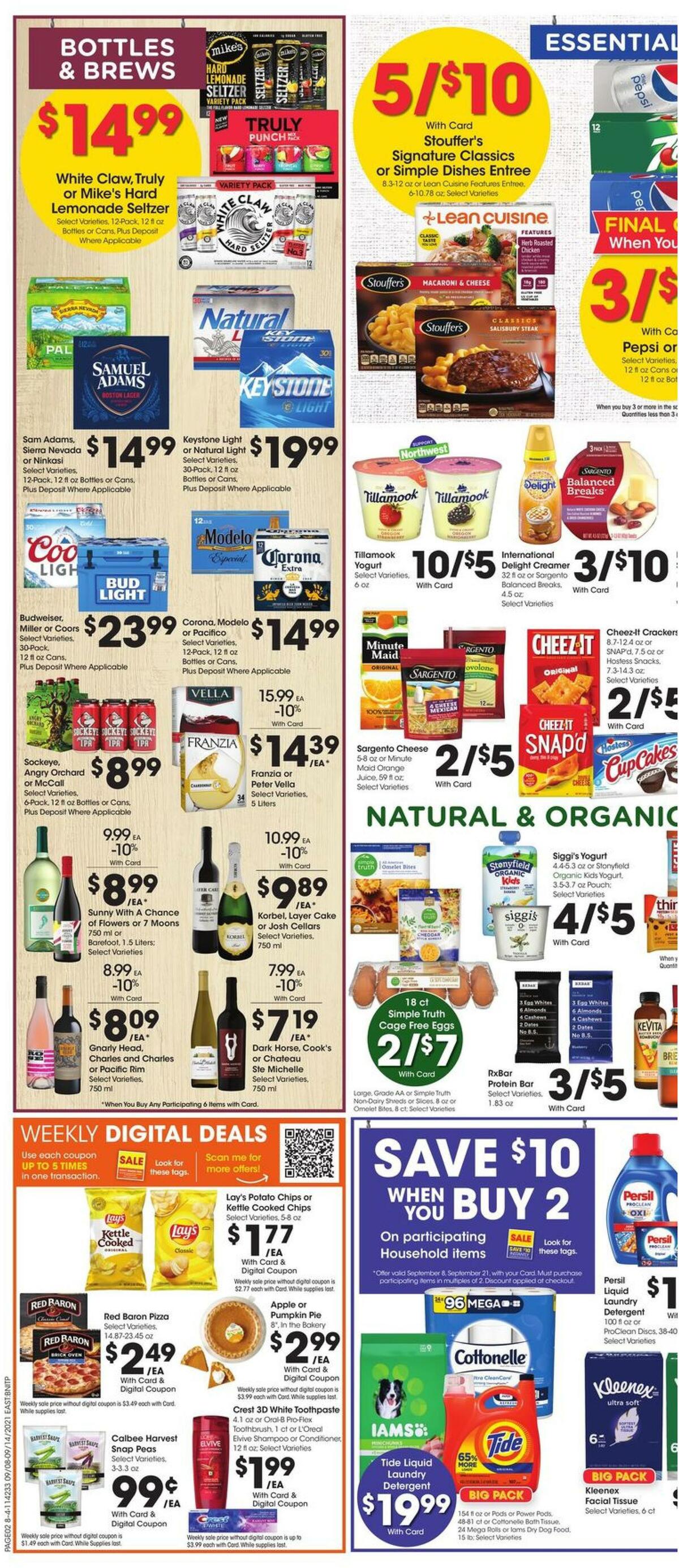Fred Meyer Weekly Ad from September 8