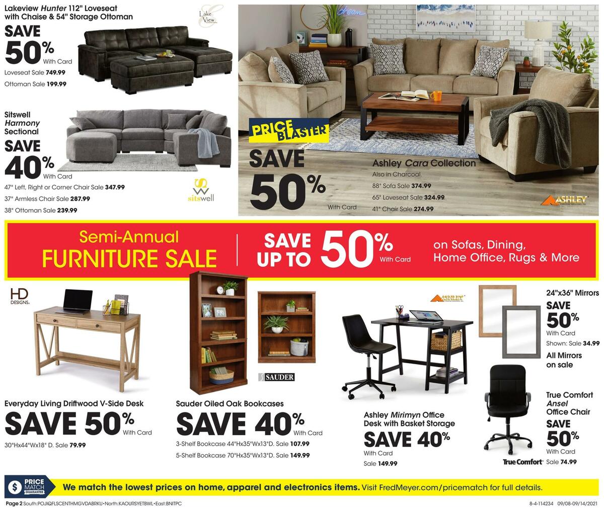 Fred Meyer General Merchandise Weekly Ad from September 8