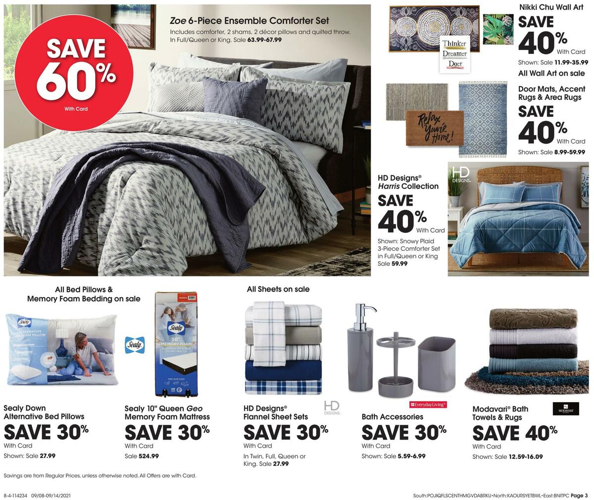 Fred Meyer General Merchandise Weekly Ad from September 8