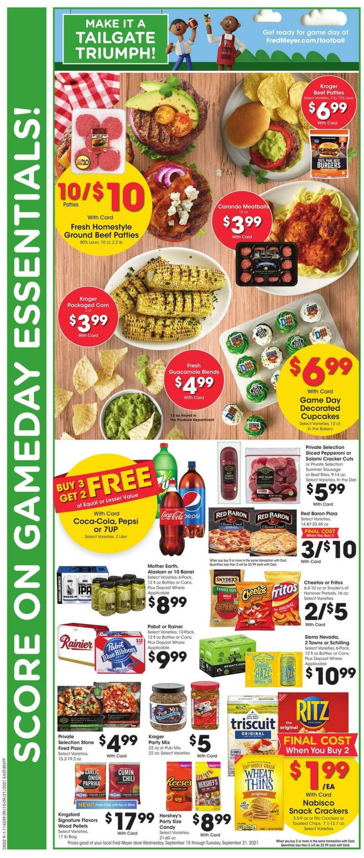 Fred Meyer Weekly Ad from September 15