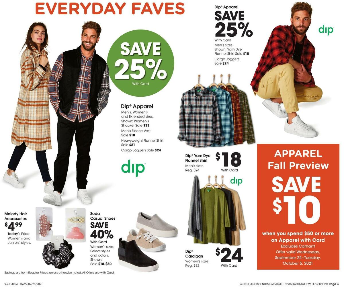 Fred Meyer General Merchandise Weekly Ad from September 22