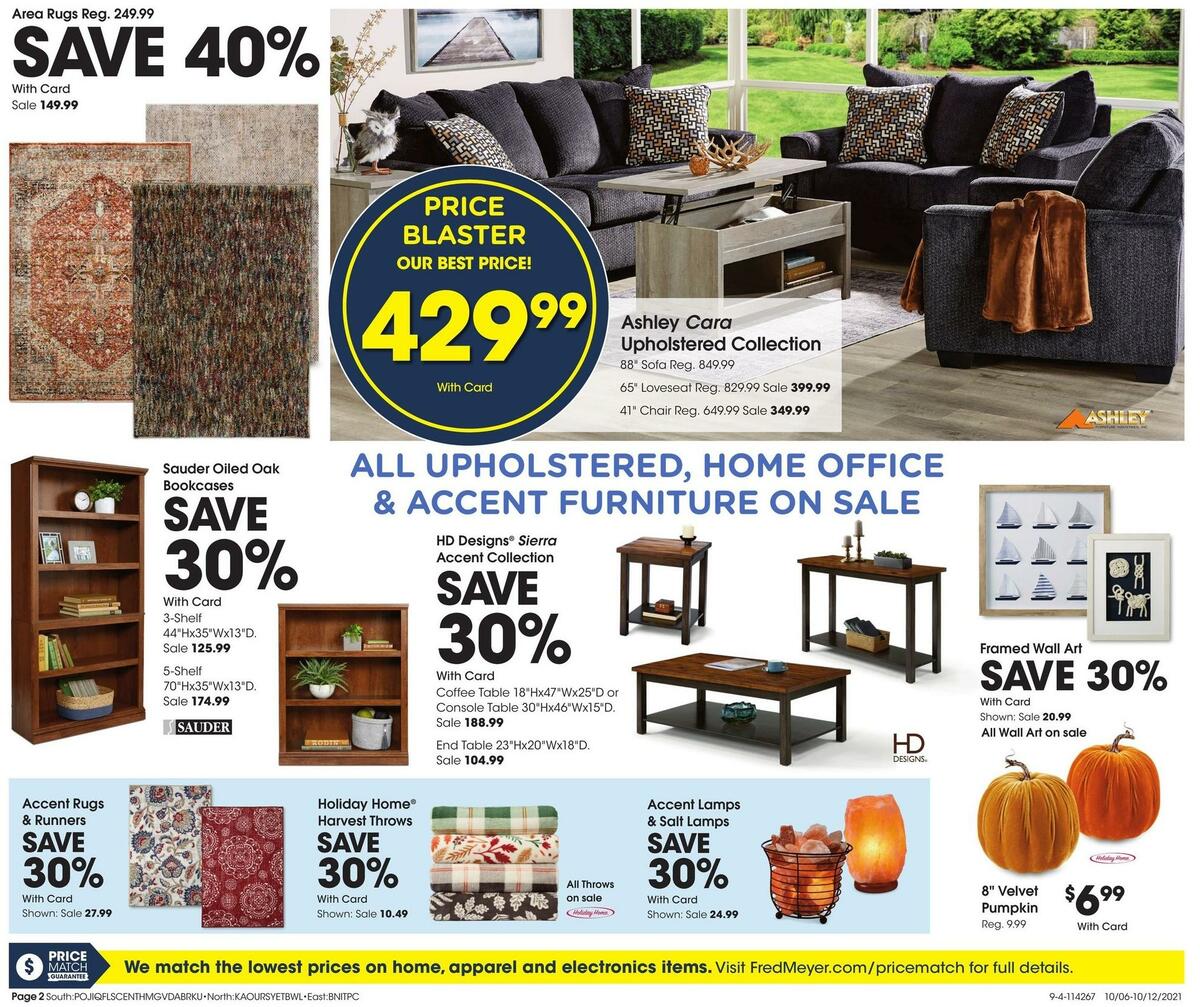 Fred Meyer General Merchandise Weekly Ad from October 6