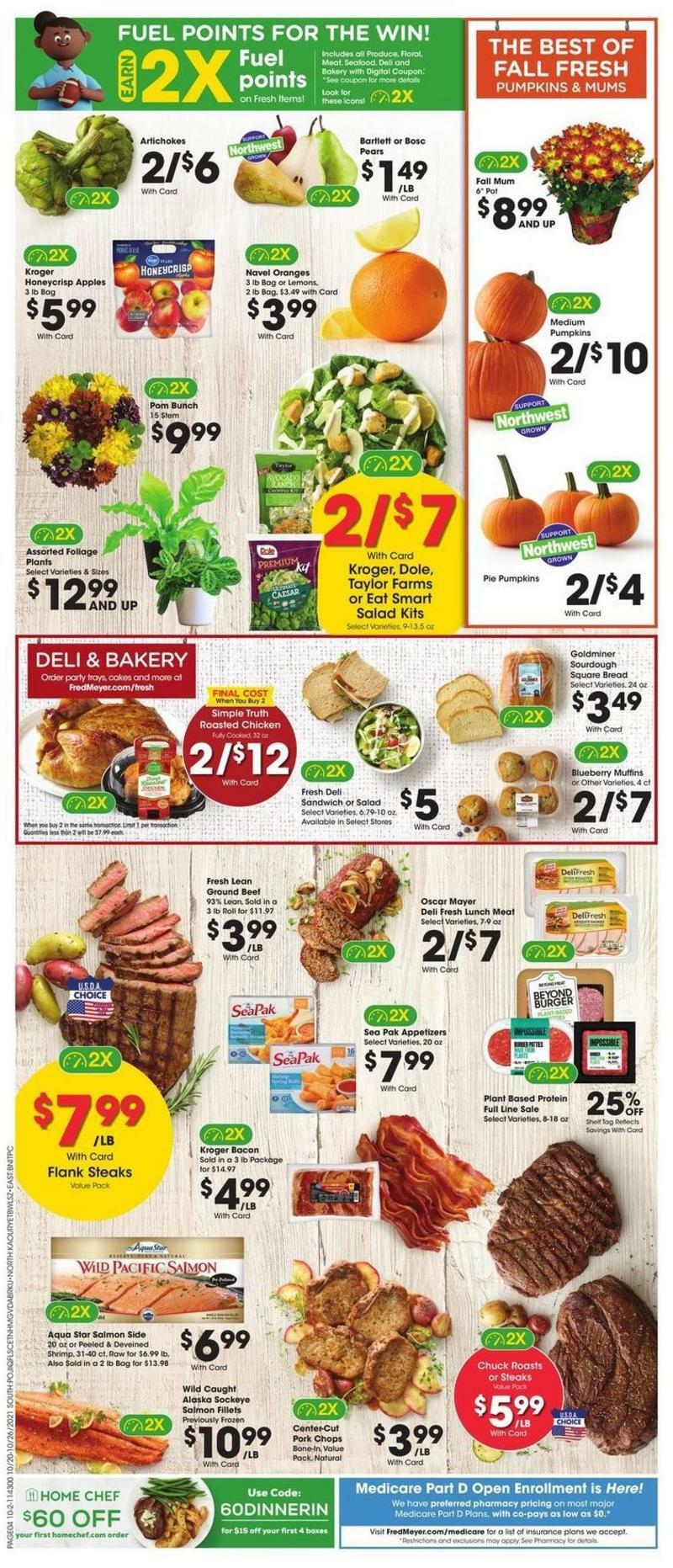 Fred Meyer Weekly Ad from October 20
