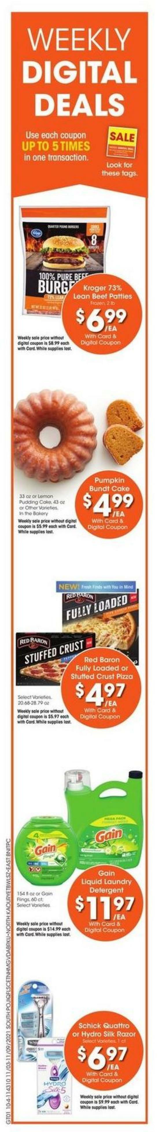 Fred Meyer Weekly Ad from November 3