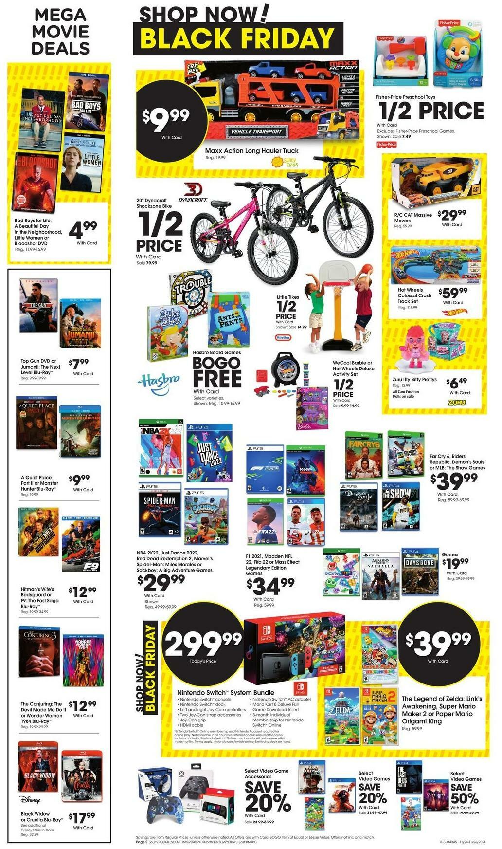 Fred Meyer Early Black Friday Weekly Ad from November 24