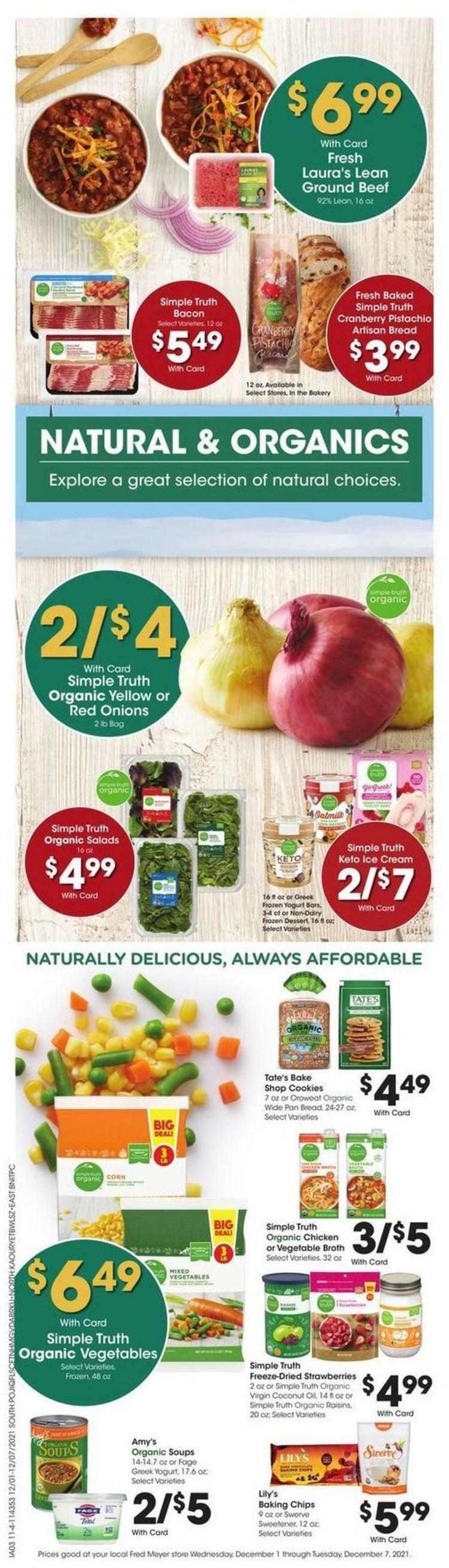 Fred Meyer Weekly Ad from December 1