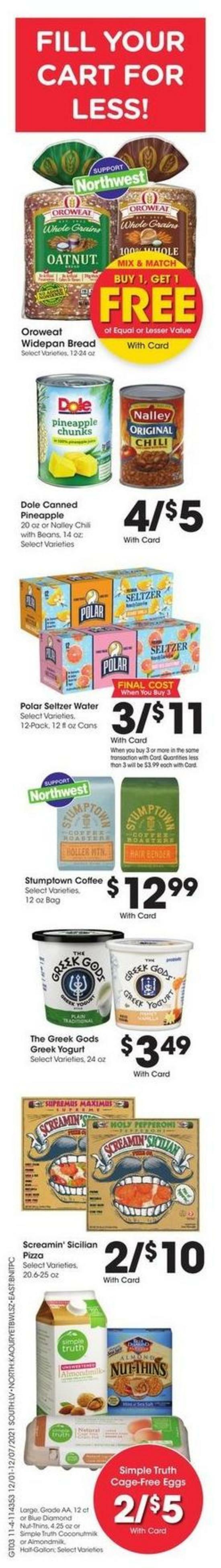 Fred Meyer Weekly Ad from December 1