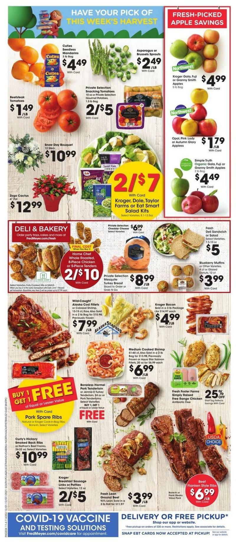 Fred Meyer Weekly Ad from December 1