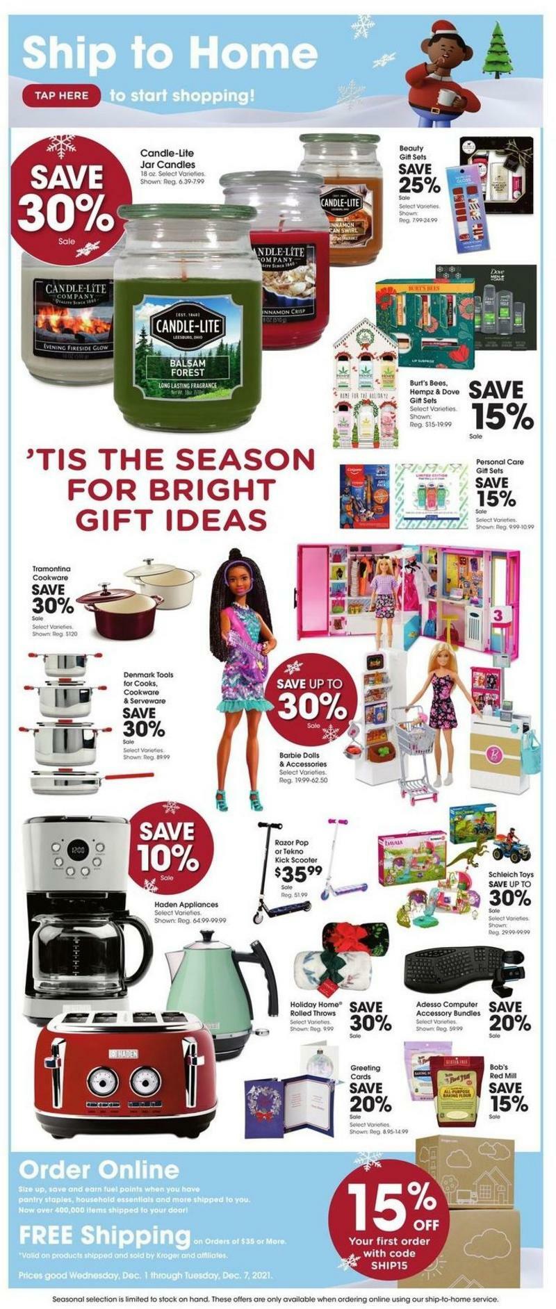 Fred Meyer Weekly Ad from December 1