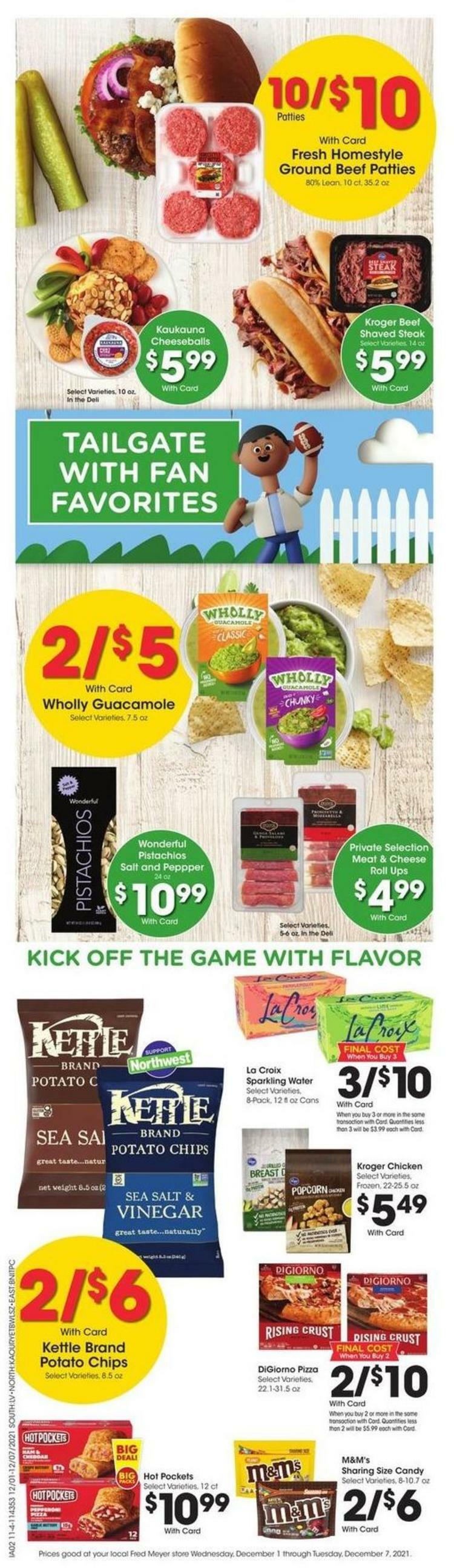 Fred Meyer Weekly Ad from December 1