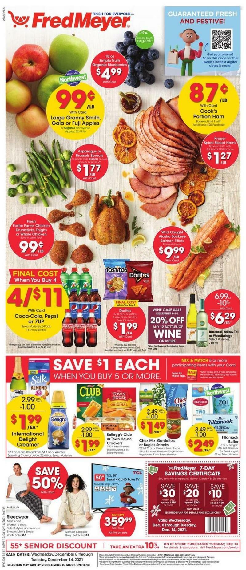 Fred Meyer Weekly Ad from December 8
