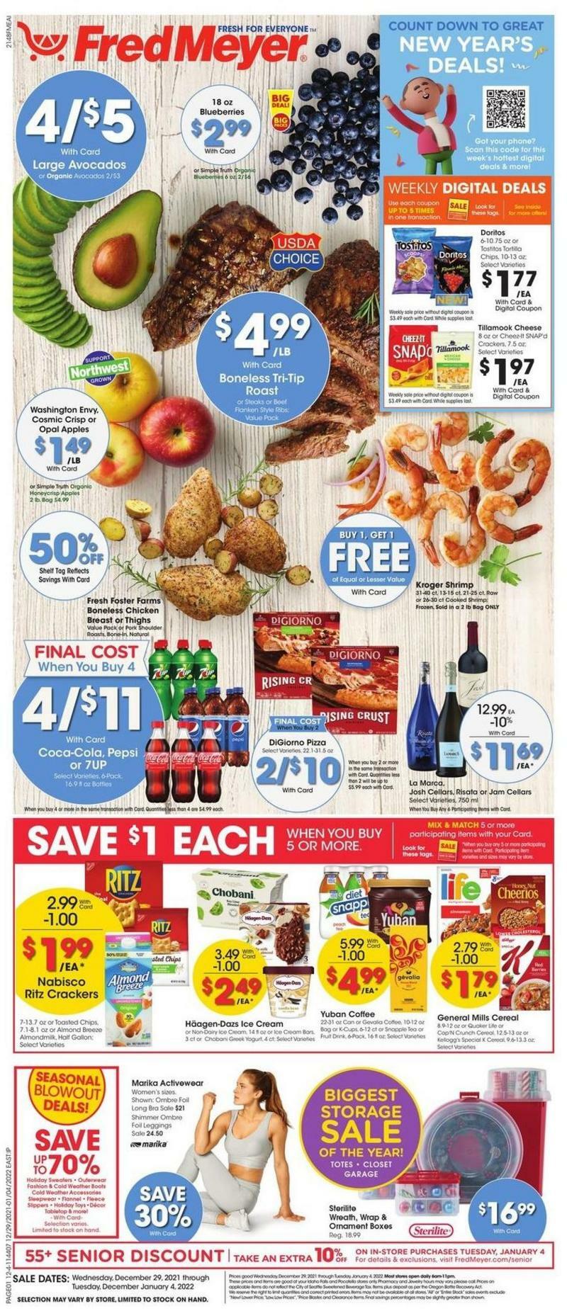 Fred Meyer Weekly Ad from December 29