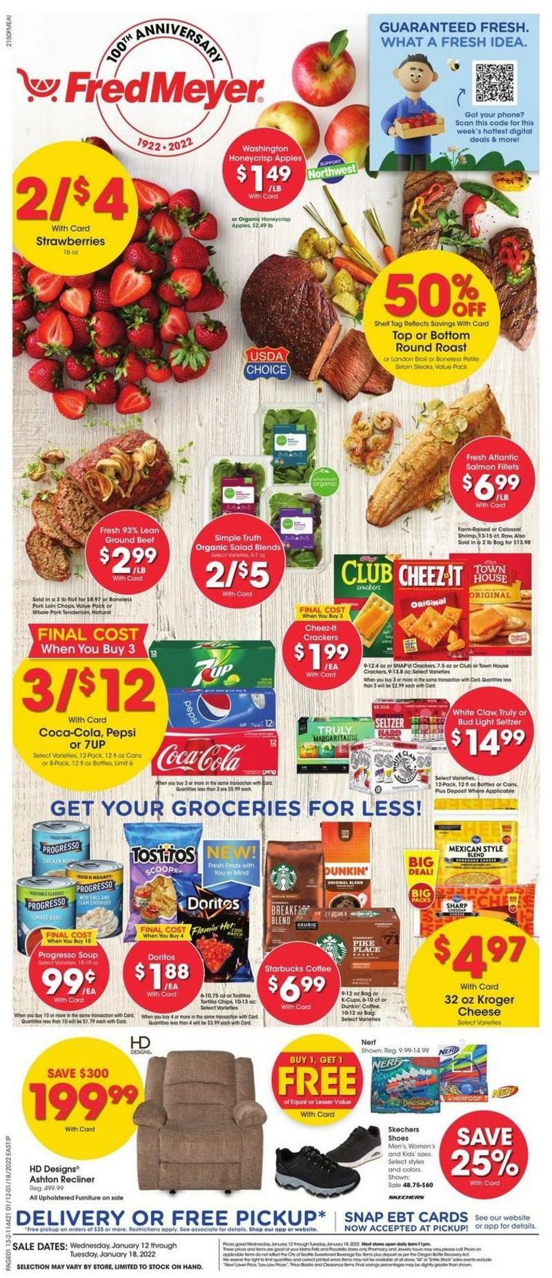 Fred Meyer Weekly Ad from January 12