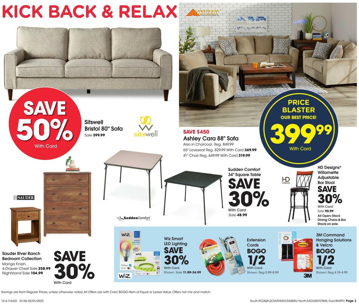 Fred Meyer General Merchandise Weekly Ad from January 26