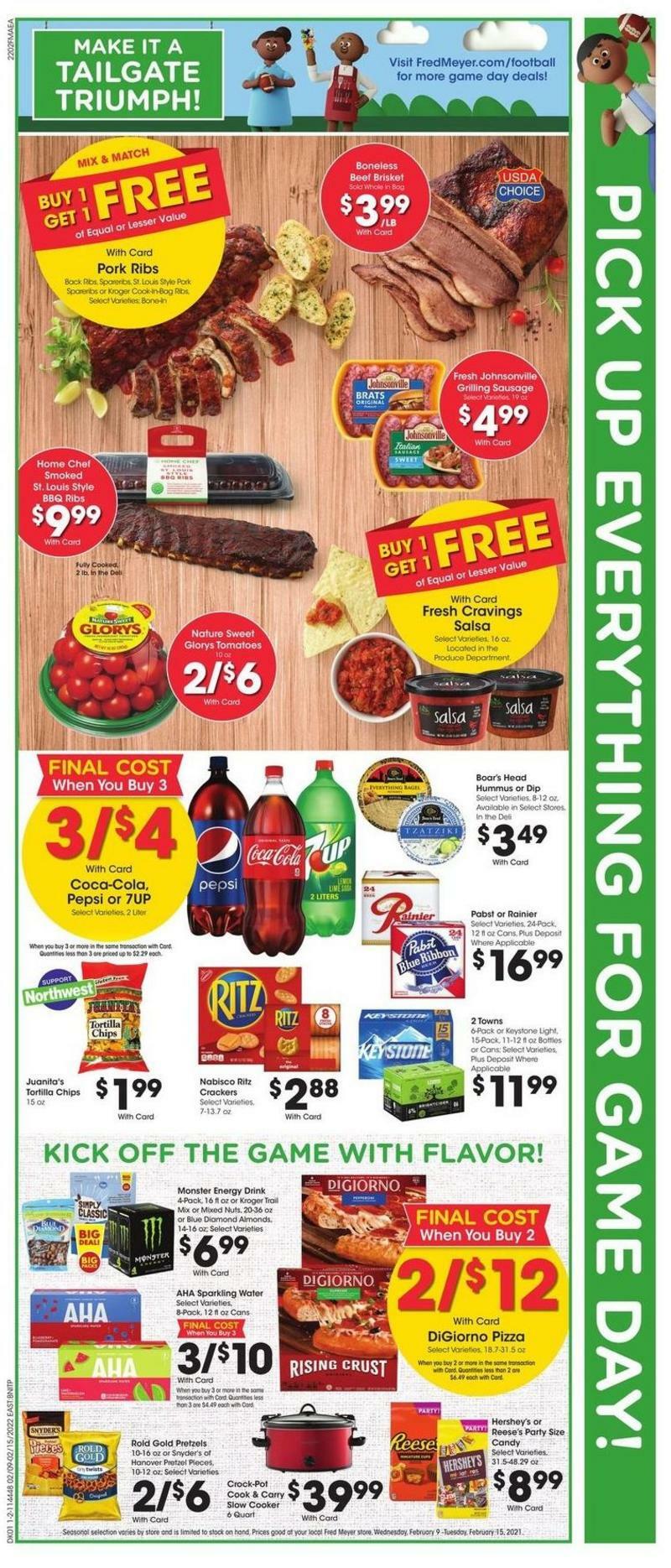 Fred Meyer Weekly Ad from February 9
