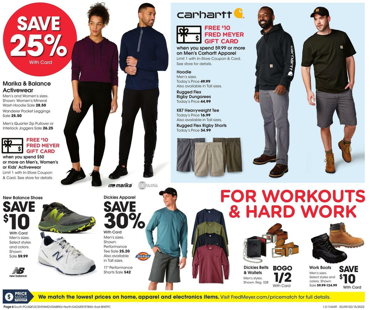 Fred Meyer General Merchandise Weekly Ad from February 9