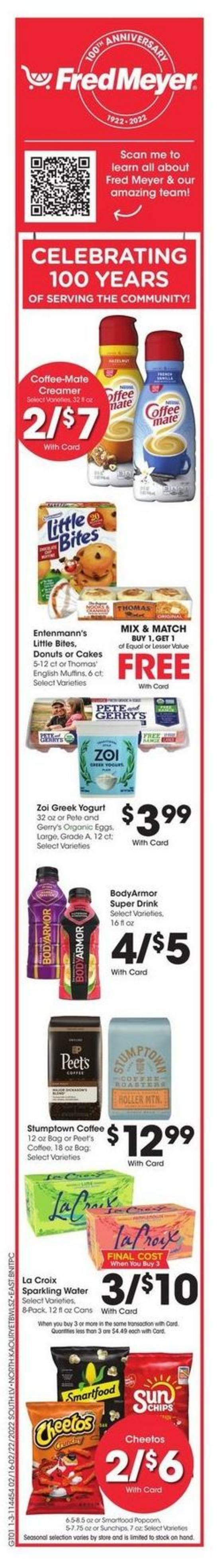 Fred Meyer Weekly Ad from February 16