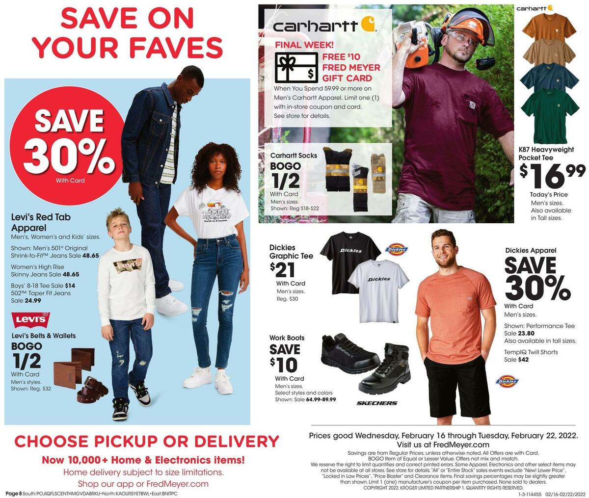 Fred Meyer General Merchandise Weekly Ad from February 16