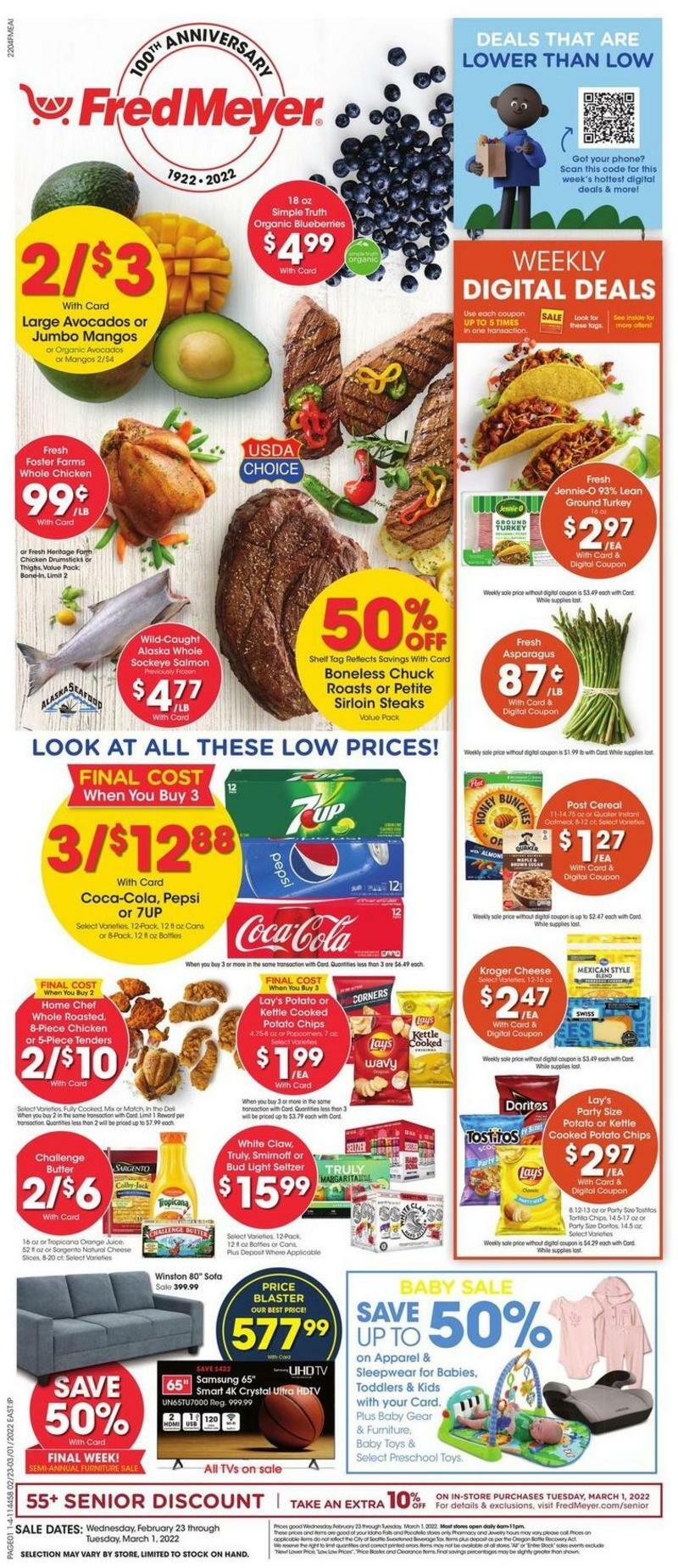 Fred Meyer Weekly Ad from February 23