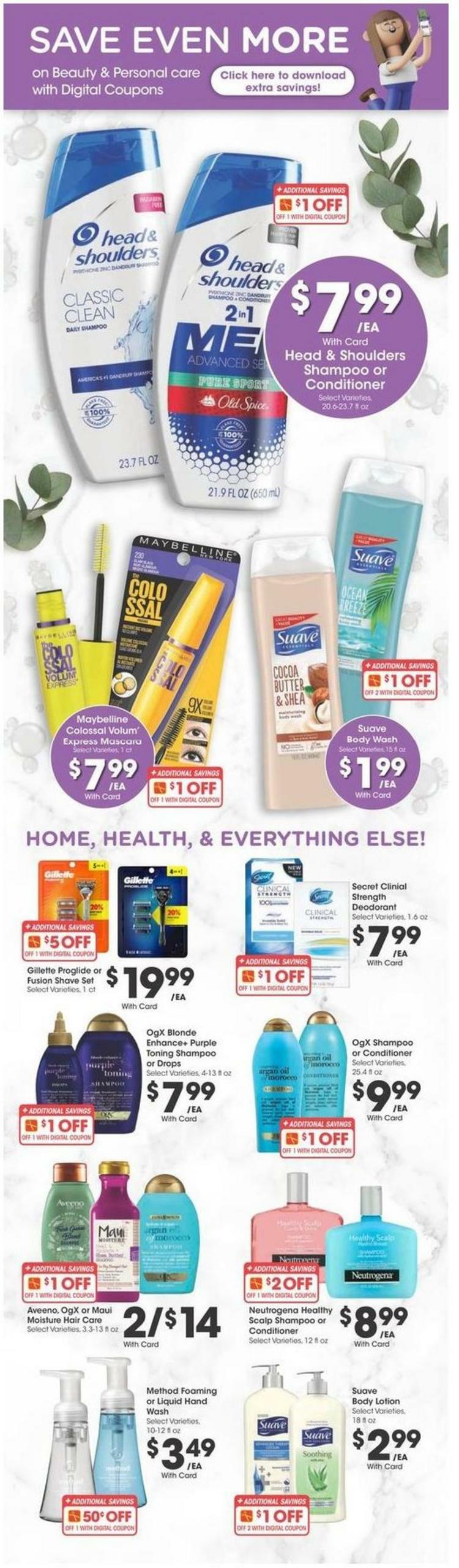 Fred Meyer Beauty & Personal Care Savings Weekly Ad from March 2
