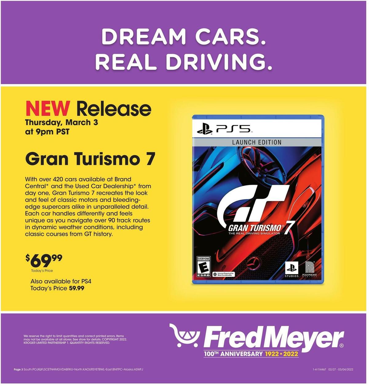 Fred Meyer New Release Weekly Ad from February 27