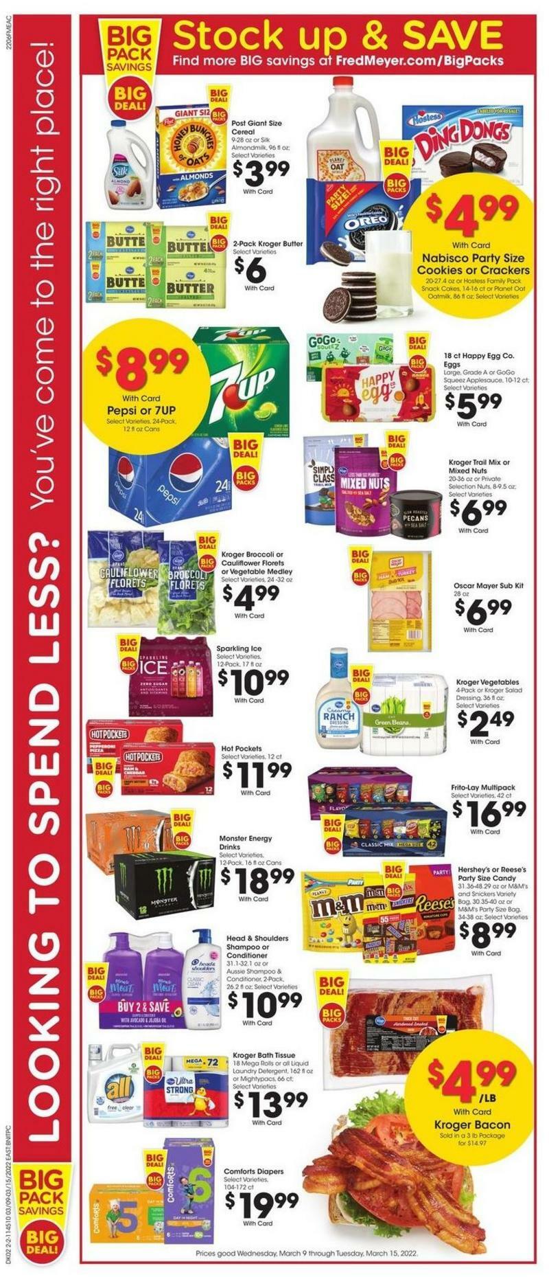 Fred Meyer Weekly Ad from March 9