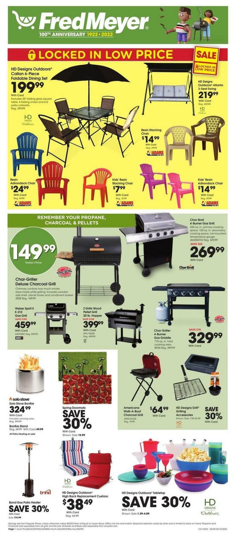 Fred Meyer Garden Weekly Ad from March 9