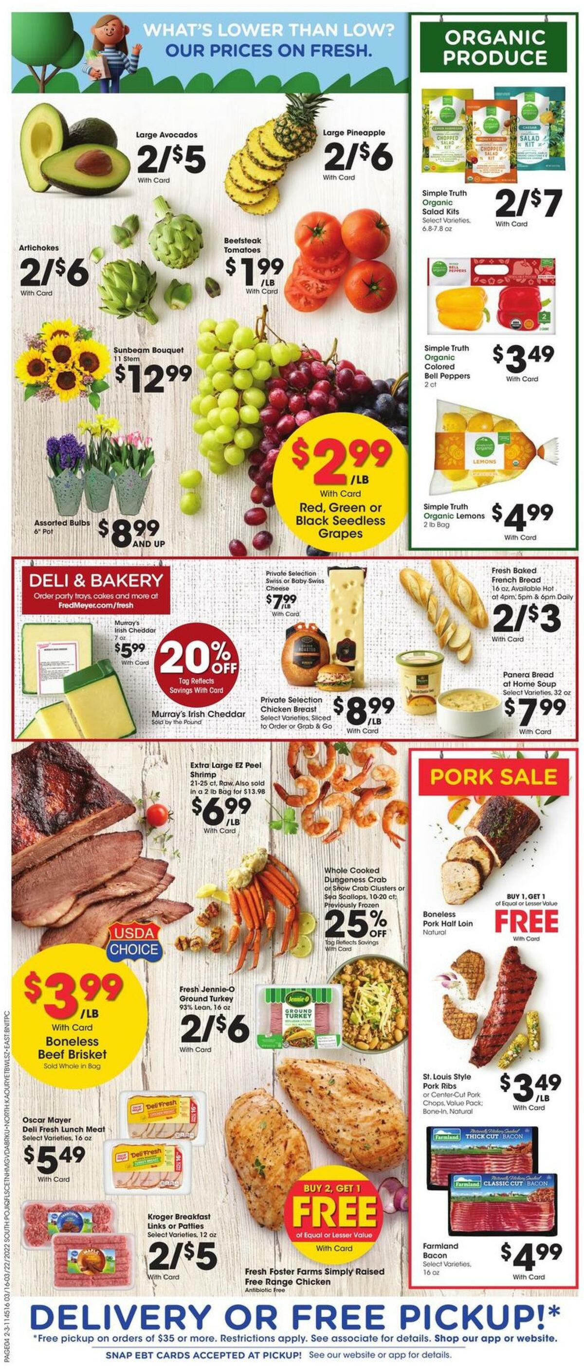 Fred Meyer Weekly Ad from March 16