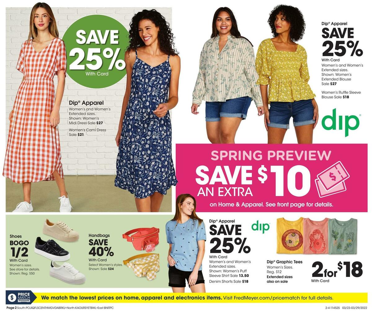 Fred Meyer General Merchandise Weekly Ad from March 23