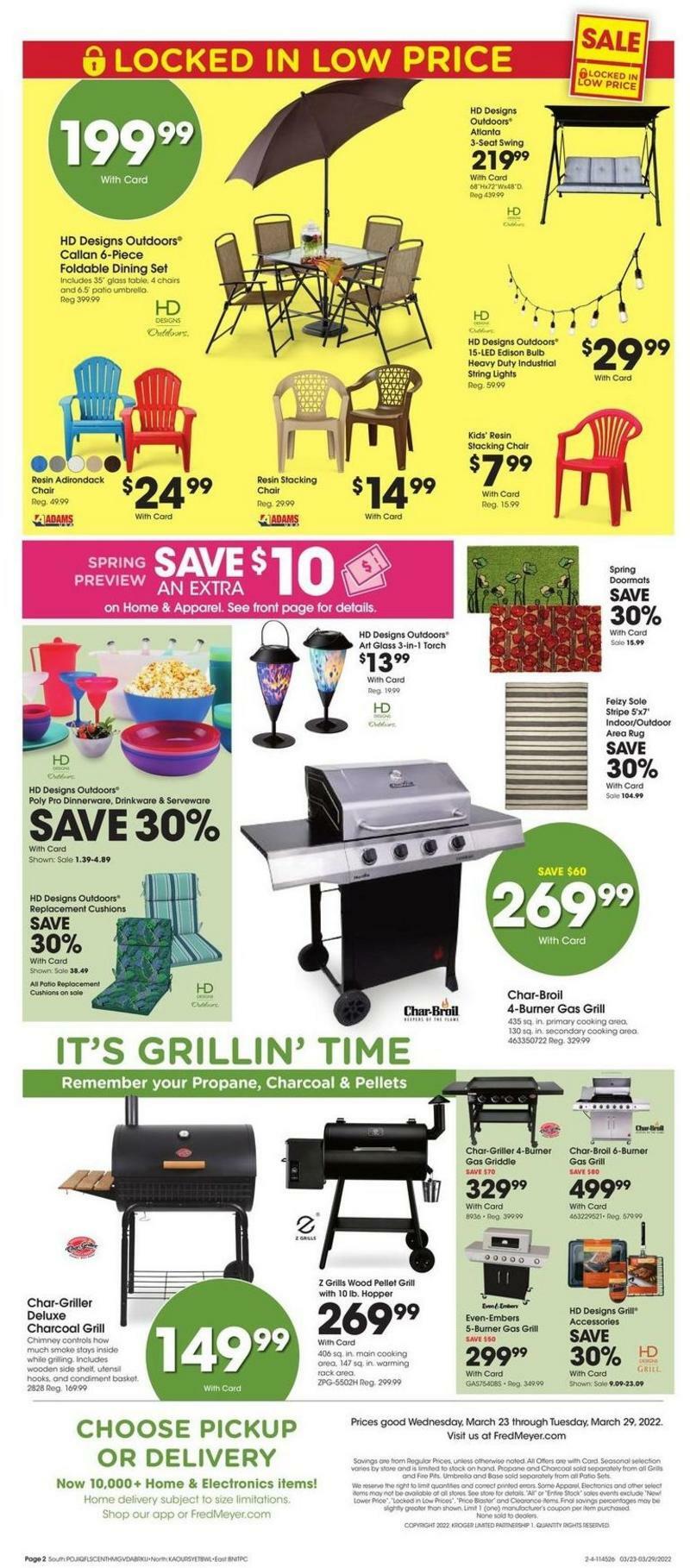 Fred Meyer Garden Weekly Ad from March 23